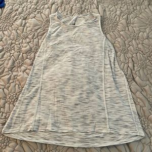 Lululemon grey open back tank